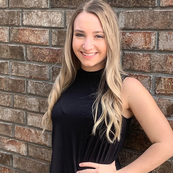 NWT Sweet Teas Pink Rose Sleeveless Top Black XS - Picture 3 of 7